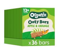 Organix Apple & Orange Oaty Snack Bars, 6 Boxes of 6 x 23 g Bars