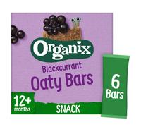 Organix Blackcurrant Organic Soft Oat Snack Bars 12+ Months 6x23g