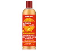 Organix Bliss Certified Natural Argan Oil from Morocco Sulfate-Free Moisture & Shine Shampoo - Gently Cleanses, Hydrates & Detangles, For Wig Control & All Hair Types - 295.7 ml (10 Fl. Oz)