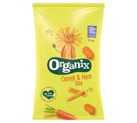 Organix Carrot & Herb Stix 10+ Months 4 x 15g