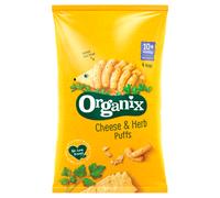 Organix Cheese and Herb Puffs 10+ Months 4X15g