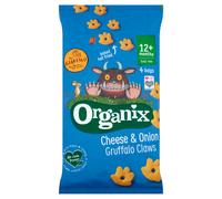 Organix Cheese & Onion Gruffalo Claws 12+ Months - 4 x 15g