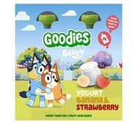Organix Goodies Bluey Kids Snack Banana and Strawberry Yoghurt Pouch Multipack 100g 4s