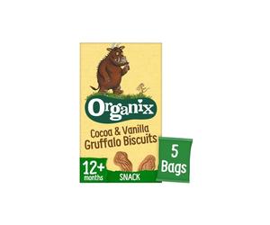 Organix Gruffalo Cocoa & Vanilla Biscuit 12+ months 100g (5x20g)