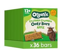 Organix Gruffalo Crumble Apple Oaty Bars, 6 Boxes of 6 x 23 g