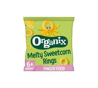 Organix Melty Sweetcorn Rings 6+ months 20g