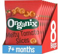 Organix Melty Tomato Slices Organic Baby Finger Food Snack 7+ Months 20g (Pack of 8)