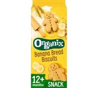 Organix Organix Banana Bread Biscuits Toddler Snacks 135g