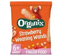 Organix Organix Strawberry Weaning Wands 25g