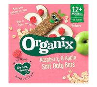Organix Raspberry & Apple Soft Oaty Bars - Pack of 6 - 23g