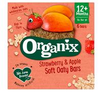 Organix Strawberry & Apple Soft Oaty Bars 12+ Months 6 x 23g