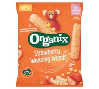 Organix Strawberry Weaning Wands 6+ Months, 25g