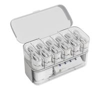 Organizador De Cajas De Cable - Organizador De Cable Caja, Caso De Organizador De Alambre De Cargador Transparente | Contenedor De Cable De Caja Electrónica De Caja De Cargadores Para Accesorios