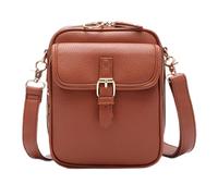 Organization And Storage for Makeup Unisex Messenger Bag A Trendy And Functional Storage Solution Suitable For Both Men And Women As A Casual Shoulder Bag Crossbody Bag With Coffin (Brown, One Size)