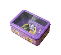 Organization Boxes with Lids Halloween Themed Transparent Window Storage Ideal For Storing Festival Pumpkin Children's Candy And In A Tinplate Big Storage (PP1, 18. 6x13. 3x6. 7cm)