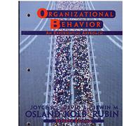 Organizational Behavior: An Experiential Approach