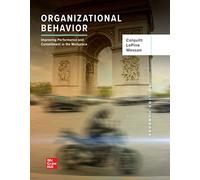 Organizational Behavior: Improving Performance and Commitment in the Workplace