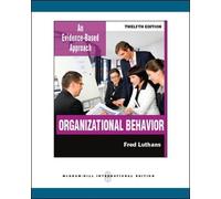 Organizational Behavior (Int'l Ed) (Asia Higher Education Business & Economics Management and Organization)