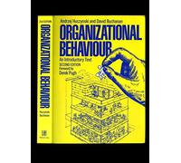 Organizational Behaviour: An Introductory Text