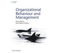 Organizational Behaviour and Management