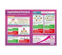Organizational Structures | Business Posters | Laminated Gloss Paper measuring 850mm x 594mm (A1) | Business Class Posters | Education Charts by Daydream Education