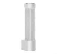 Organize and store paper cups with this automatic dispenser equipped with a dustproof cover to protect cups from dust and moisture in high traffic areas (Long White)
