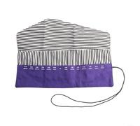 Organize Your Sewing Tools with Foldable Storage Bags for Knitting Needles and Crochet Hooks (purple)