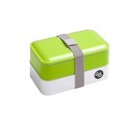 Organized Green Lunch Box, Leak Proof Tiffin Box, Portable Lunch Container, Comfortable Packed Lunch Box