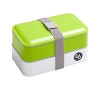 Organized Lunch Box, Leak Proof Tiffin Box, Portable Lunch Container, Comfortable Packed Lunch Box, Rectangular Containers Premier Housewares Green One Size