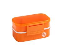 Organized Orange Lunch Box, Leak Proof Tiffin Box, Comfortable Packed Lunch Box, Portable Lunch Container