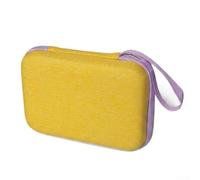 Organized Storage Bag For Giiker Super Blocks Assembly Toys Portable With Mesh Pocket Thickened Hard Shell Material Water For Surface Lightweight Carry Case Yellow Purple