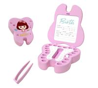 Organized Storage Case for Baby Teeth Featuring Position, B | Birth Area Molded Design, Parent Focused