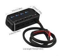 Organizer 20a for Motorcycle Indicator Fuse Junction Box Status 12v Vehicles - Pc Housing 4-circuit Wiring Led Having Blue/red Car Lights Incl