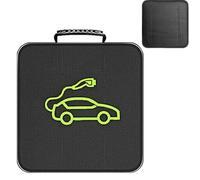 Organizer Bag - Oxford Cloth, Universal Fit Charger Case Waterproof and Flame-Retardant Storage and Built-in Anti-Collision Padding | EV Charging Cable Organizer Carry Case, Cable Storage Bag for Car