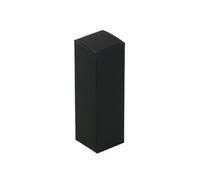Organizer Box 50pcs Multi Size Kraft Gift Box Black White Brown Cardboard Packaging for Businiess Proposal for Bridal Birthday Party Desk Storage(Black,50PCS_4X4X10CM)