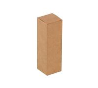 Organizer Box 50pcs Multi Size Kraft Gift Box Black White Brown Cardboard Packaging for Businiess Proposal for Bridal Birthday Party Desk Storage(Brown,50PCS_6X6X10CM)
