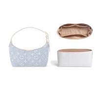 Organizer Compatible with LV Handbags, Storage Insert for HillsPochette(White)