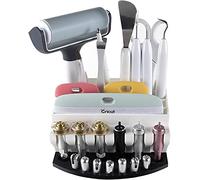 Organizer for Cricut Tools and Accessories Blade Holder Caddy,Storage for Cricut Maker Blades/QuickSwap Tip/Explore DeepCut Blade(Black)