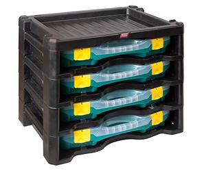 Organizer including 4assorted boxes for Small Parts, Sorting Box-Assortment Box (Large)