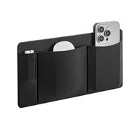 Organizer Laptop Hard Drive - Self Adhesive Holder with 3 Pockets, Storage Case Electronics | Mice Laptop Accessories Commuting Business Meeting Library Travel Agency Convenient Duration