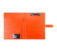 Organizers Folder Leather Texture Suitable for Business Documents and Note Featuring Water Resistant Legal Pad Holder