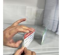 Organizing Essentials Kit - Shelf Dividers, Storage Bin Labels, Index Card Holder, Wire Rack Covers & Shelf Clips with Adjustable Pegs and Label Holders for Pantry, Closet, Office Storage Solutions