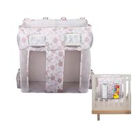 Organizzatore Da Comodino, Borsa Portaoggetti Da Comodino Per Neonati in Tessuto Oxford, Multiscomparto Asilo Capienza Grande Borsa Pannolini per Bambini