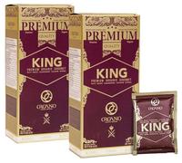 ORGANO King of Coffee, 100% Certified Ganoderma Lucidum spore powder (25 Sachets) - 2 Pack