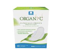 Organyc Day Compresses with Wings Organic Cotton 10 uds