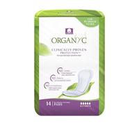Organyc Certified Organic Cotton Pads for Incontinence, Certified Odor Control, Free from Perfumes, Dyes, Plastics, and Chemicals, FSA/HSA Eligible, Ultimate Flow, 14 Count(Pack of 4)