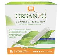 ORGANYC Compact Super Plus Applicator Tampons