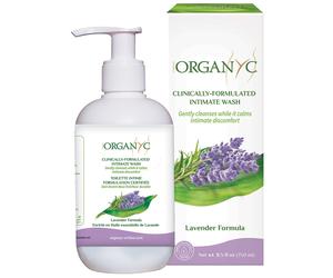 Organyc Intimate Wash with Lavender - 250ml