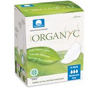 Organyc Organic Cotton Pads - Moderate Flow with Wings - Box of 10