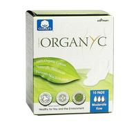 Organyc Sanitary Pads Moderate Flow Box of 10